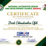 NATIONAL AUTOMOTIVE DESIGN AND DEVELOPMENT COUNCIL (NADDC) AUTOMOTIVE TRAINING